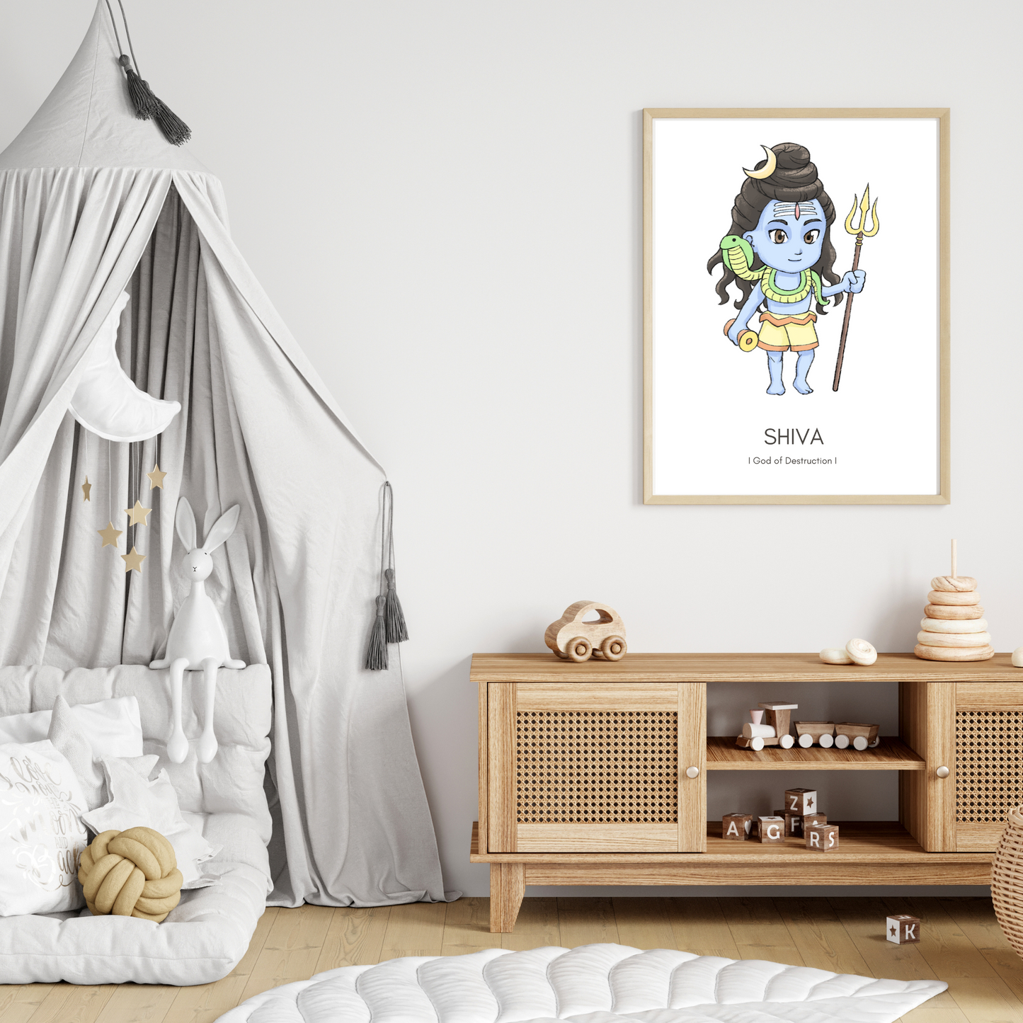 Shiva Poster - Digital Download (No physical item is shipped)