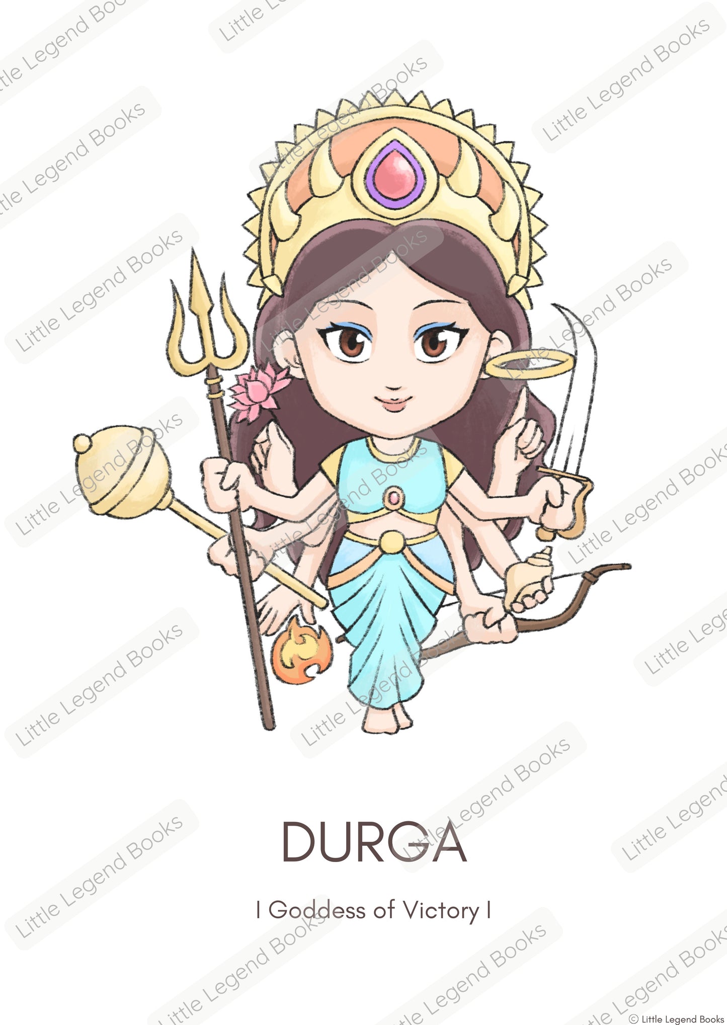 Durga Poster - Digital Download (No physical item is shipped)