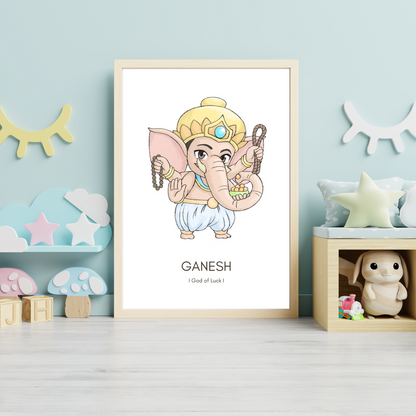Ganesh Poster - Digital Download (No physical item is shipped)