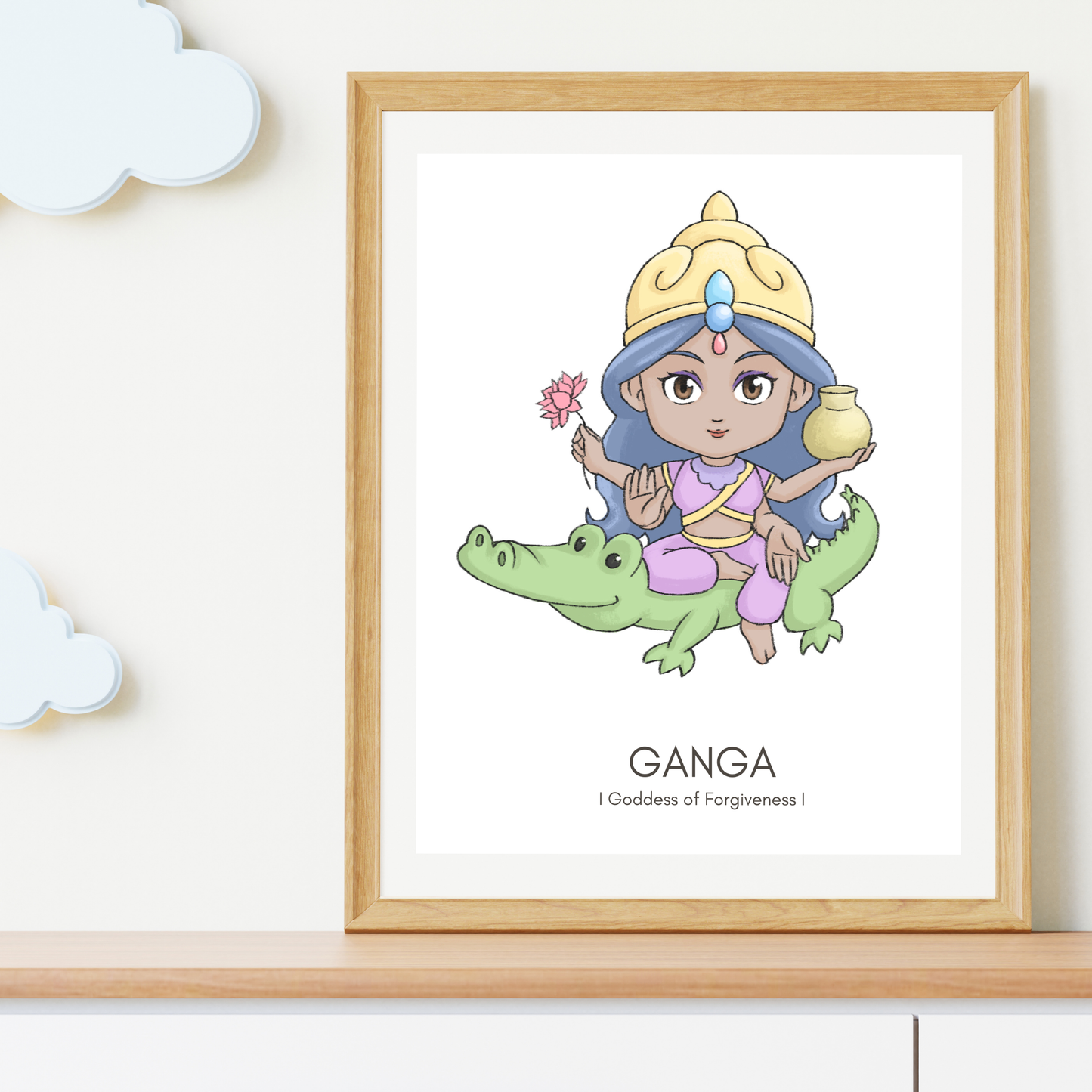Ganga Poster- Digital Download (No physical item is shipped)