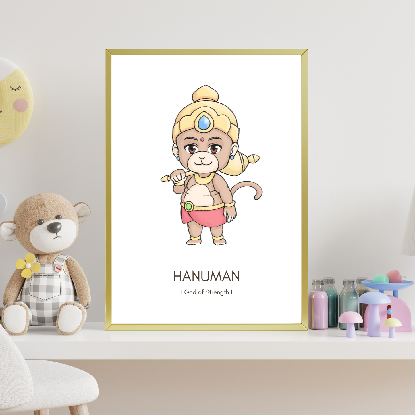 Hanuman Poster - Digital Download (No physical item is shipped)