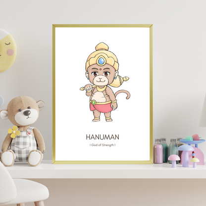 Hanuman Poster - Digital Download (No physical item is shipped)
