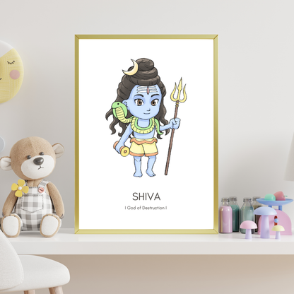 Shiva Poster - Digital Download (No physical item is shipped)