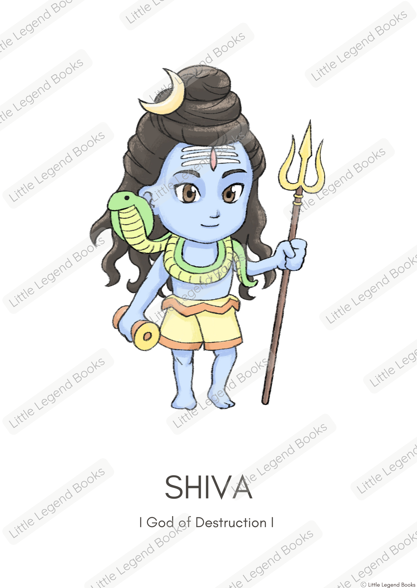 Shiva Poster - Digital Download (No physical item is shipped)