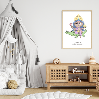Ganga Poster- Digital Download (No physical item is shipped)