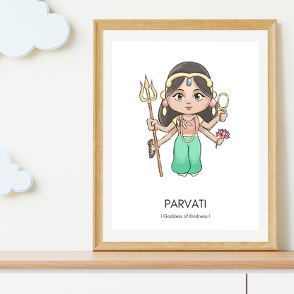 Parvati Poster - Digital Download (No physical item is shipped)