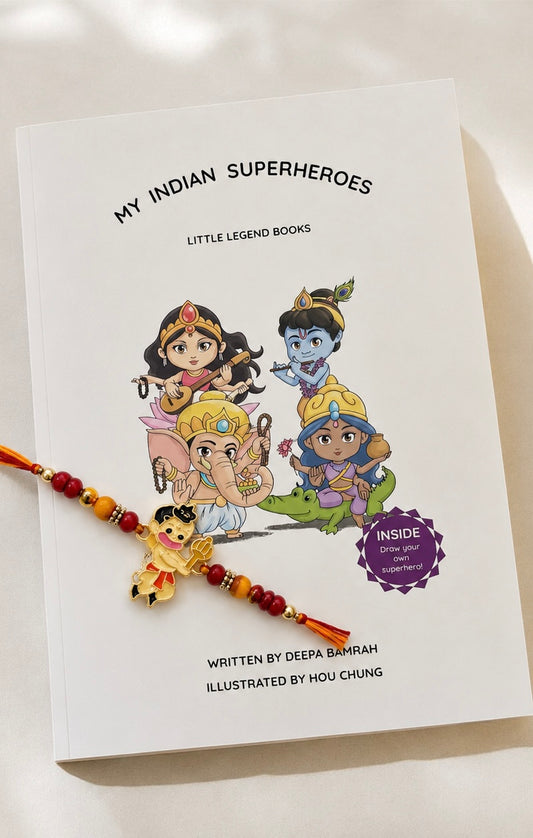 🎁 Rakhi Gift Set – Signed Book + Rakhi of Your Choice